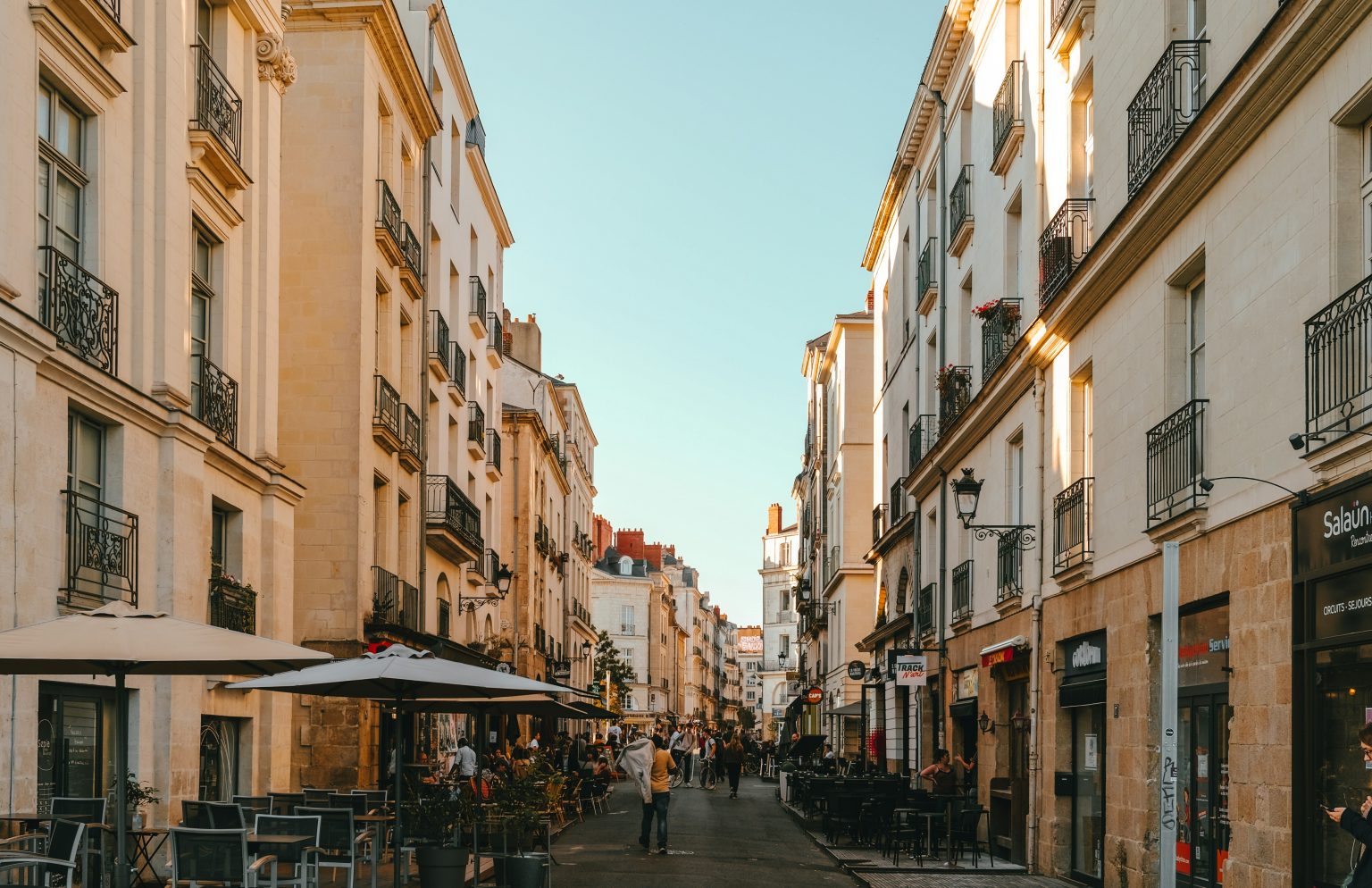 Image du centre-ville de Nantes.